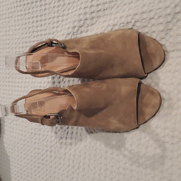 Madewell The Irene Suede Open Toe Mule Sandal Size 8 (#21) - Picture 1 of 6